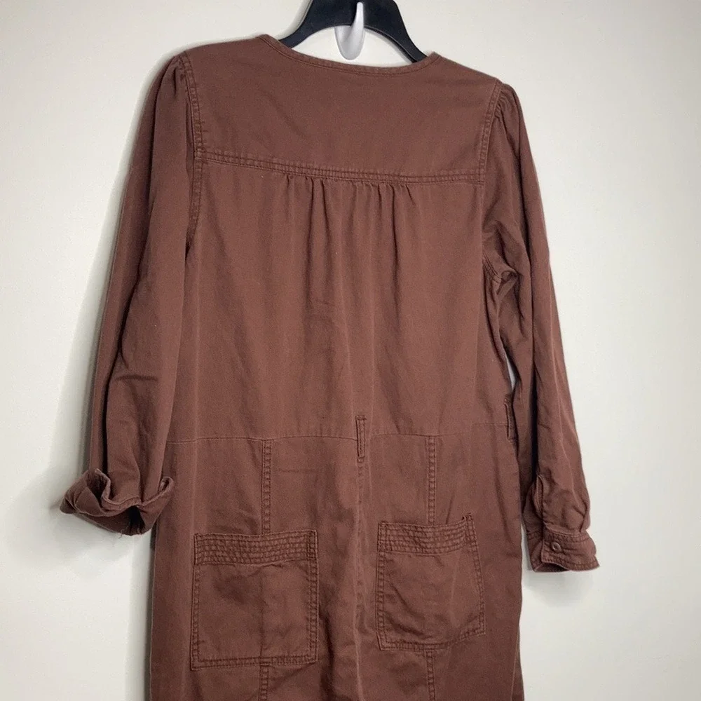 Vintage style old navy crewneck‎ jumpsuit brown size medium